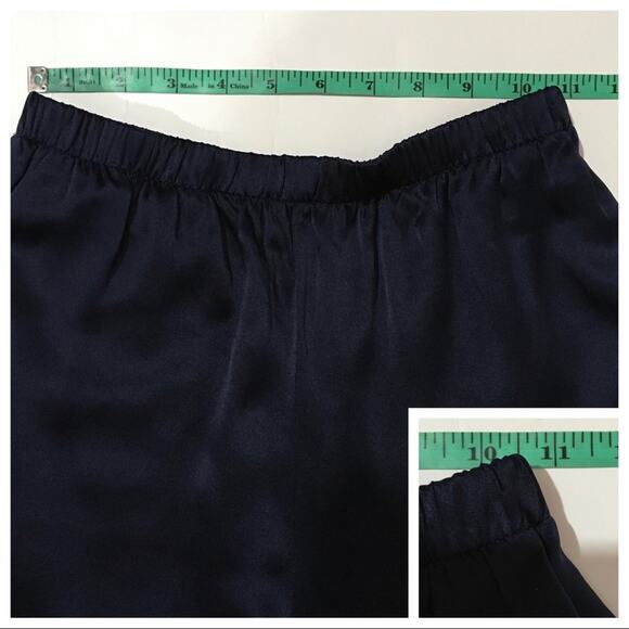 Calvin Klein Vintage Silk Pants - Blue - 6 - Picture 4 of 11